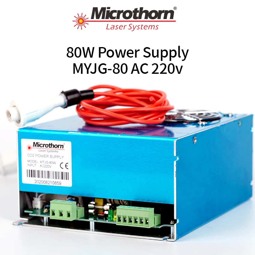 

001 80W-100Watt Power Supply AC 220v Components of Co2 Laser Tube