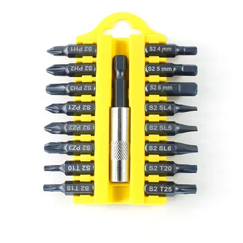 

17PCS/Set high quality S2 material Insert Screwdriver Bit Kit Torx Flat Head Screwdriver Repair Hand Tools Kit tools of auto