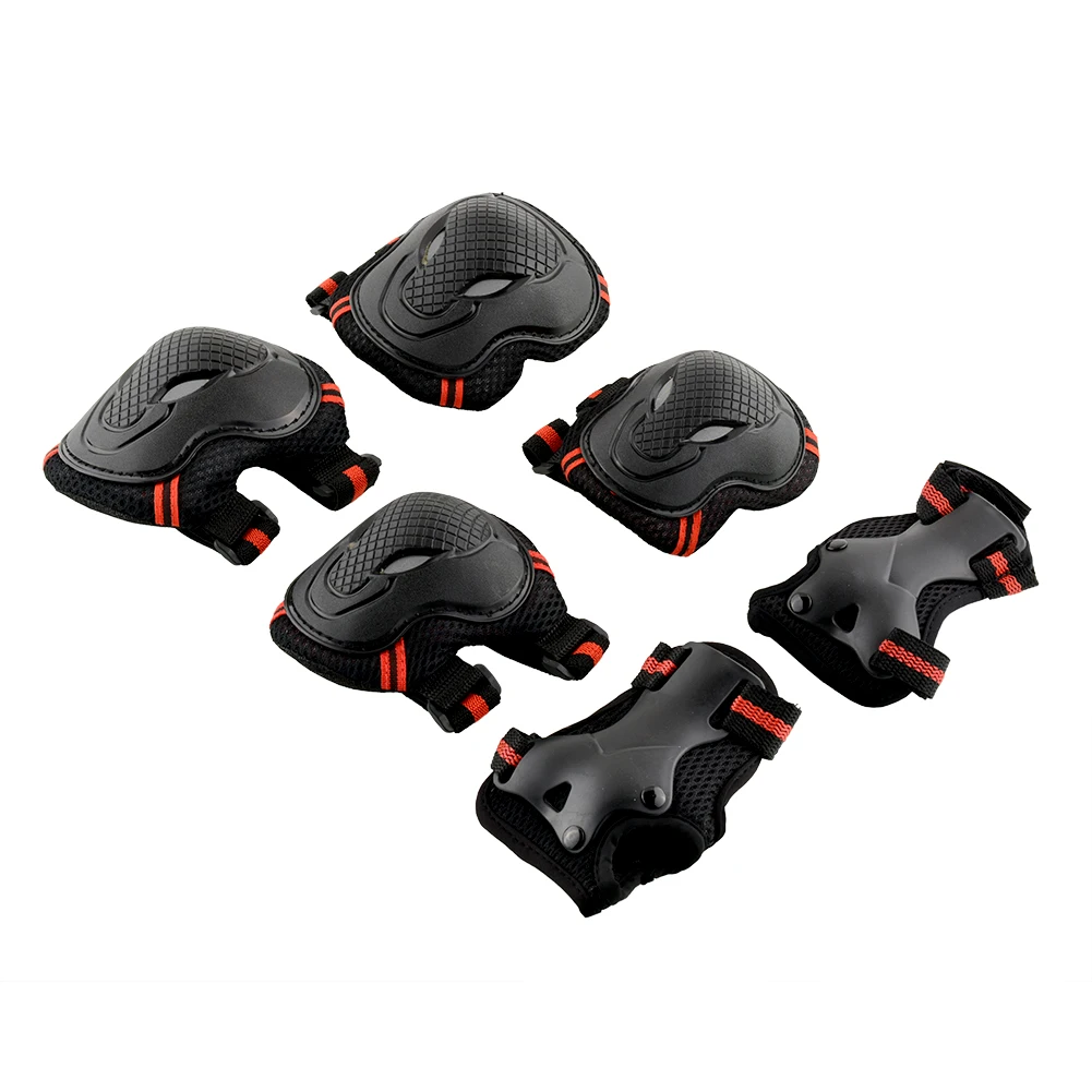 

Skateboard Guard Blue/Red Protective Elbow Wrist Pad 6x 6pcs Gear
