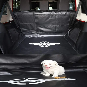 

Pet Seat Proof Covers Dog Seat Covers for Jeep Wrangler Jk Jl 4-Door 2007+ Hammock with Waterproof Stain-Resistant Hypoallergeni