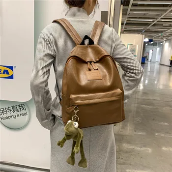 

Unisex Couple Pu Backpack Multifunctional Travel Sports Bag Large Capacity Student Schoolbag Computer Bag Girl Shoulder Bag