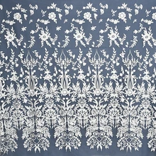 GLace 1Y/лот Высококачественная Мягкая сетчатая вышивка 3D кружевная ткань свадебное платье костюмы ручной работы diy ткань одежда TX1571