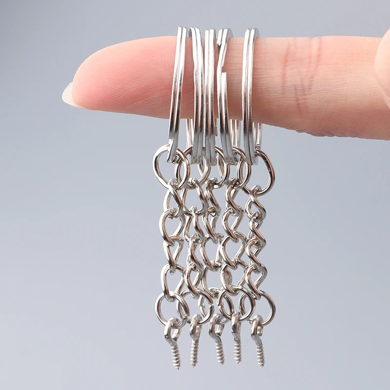 Spiraled Square-Wire Keychain – Manzuris Maille