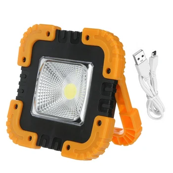 

Solar Work light Camping Flashlights Cordless COB LED 2000 Lumen Rechargeable