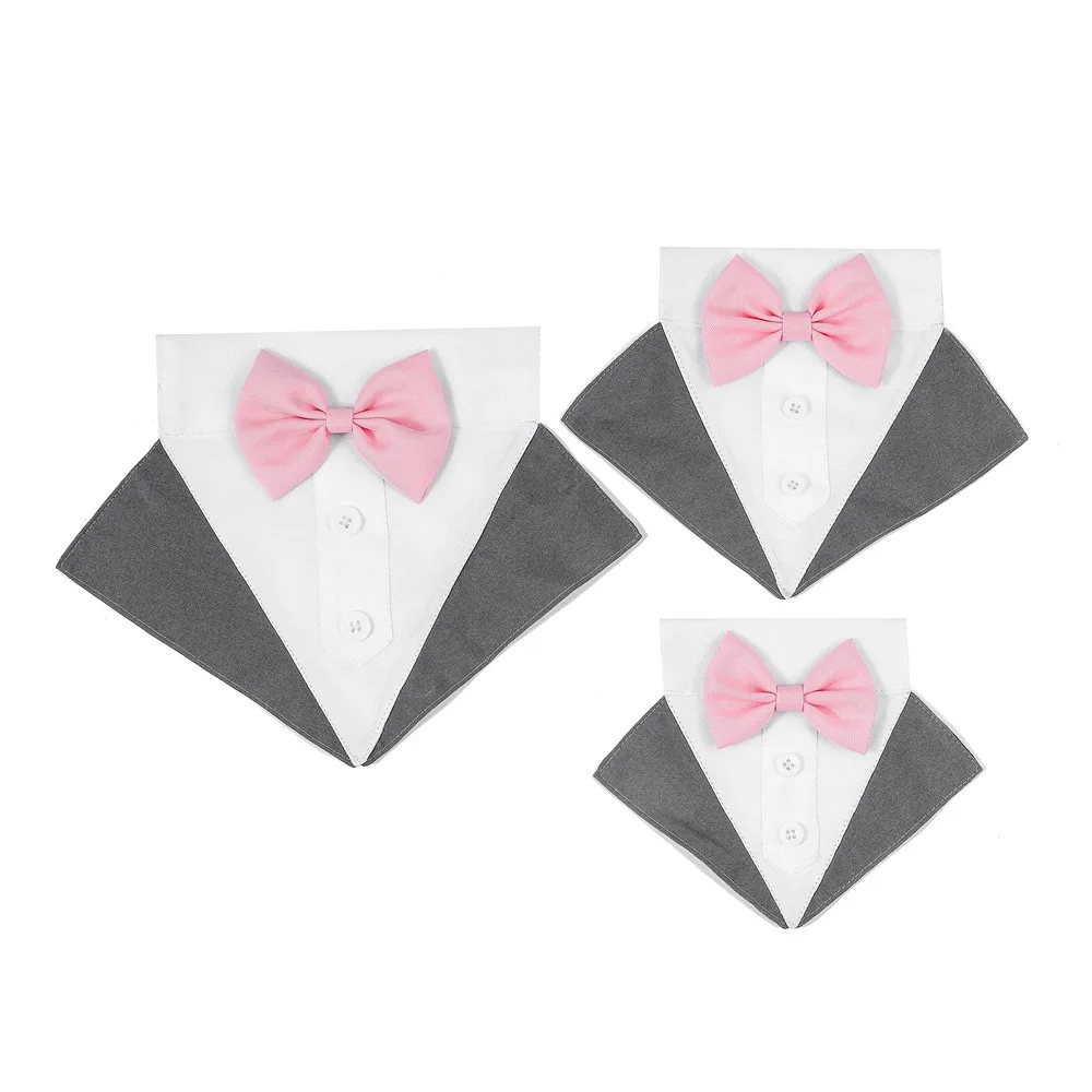 Title 28, Dog Tuxedo Bandana Collar Pet Wedding Bow Tie S...