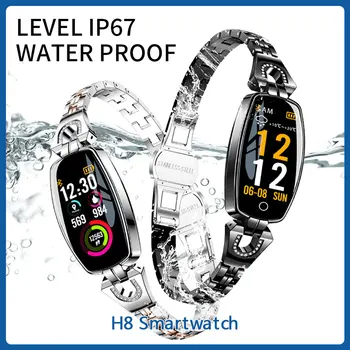 

Women H8 SmartWatch Bracelet IP67 WaterProof Heart Rate Blood Pressure For Android/IOS Multiple Sport Mode Fashion Smart Watch
