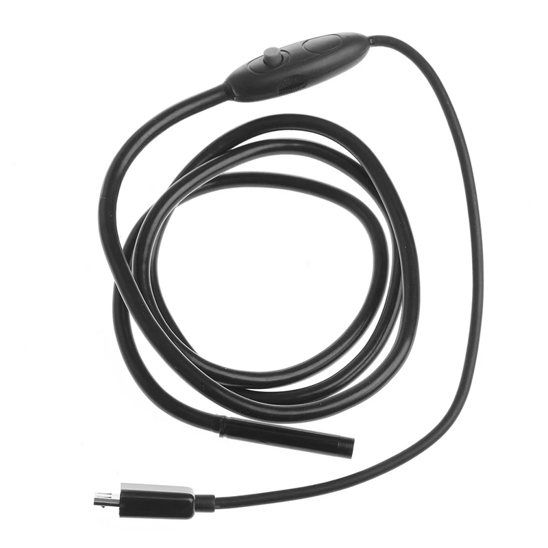 Гибкая 5,5 мм USB микро USB эндоскоп Инспекционная камера для ПК Android телефон D08B