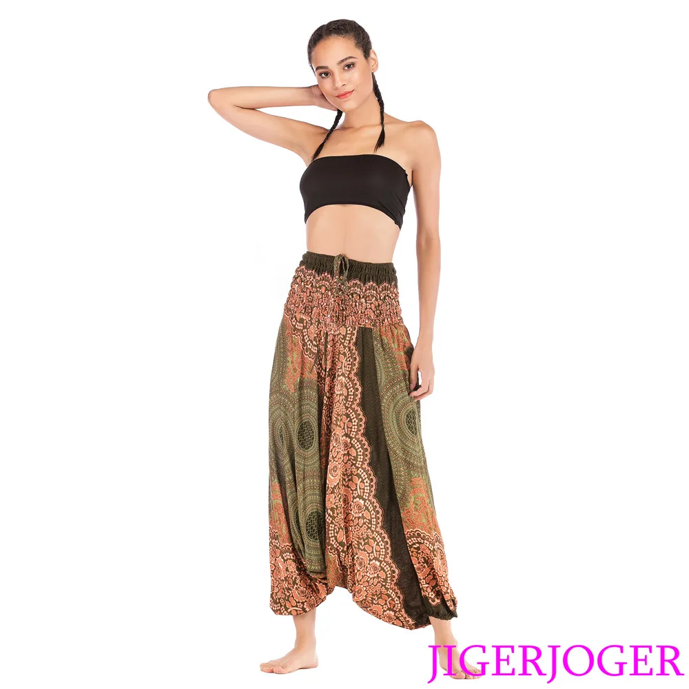 BRMJ004 Big Round Mandala Jumpsuit Olive Green (2)