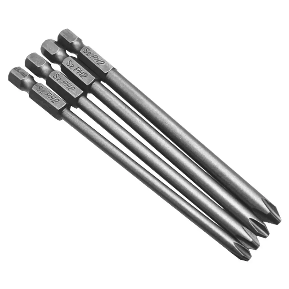 Drill Screwdriver Bit Drill Bits Drill Bit 6 8 10 16pcs set 100mm Alloy Steel S2 Slotted Phillips Professional Screwdriver Bits Straight Cross Head Batches Hand Tools