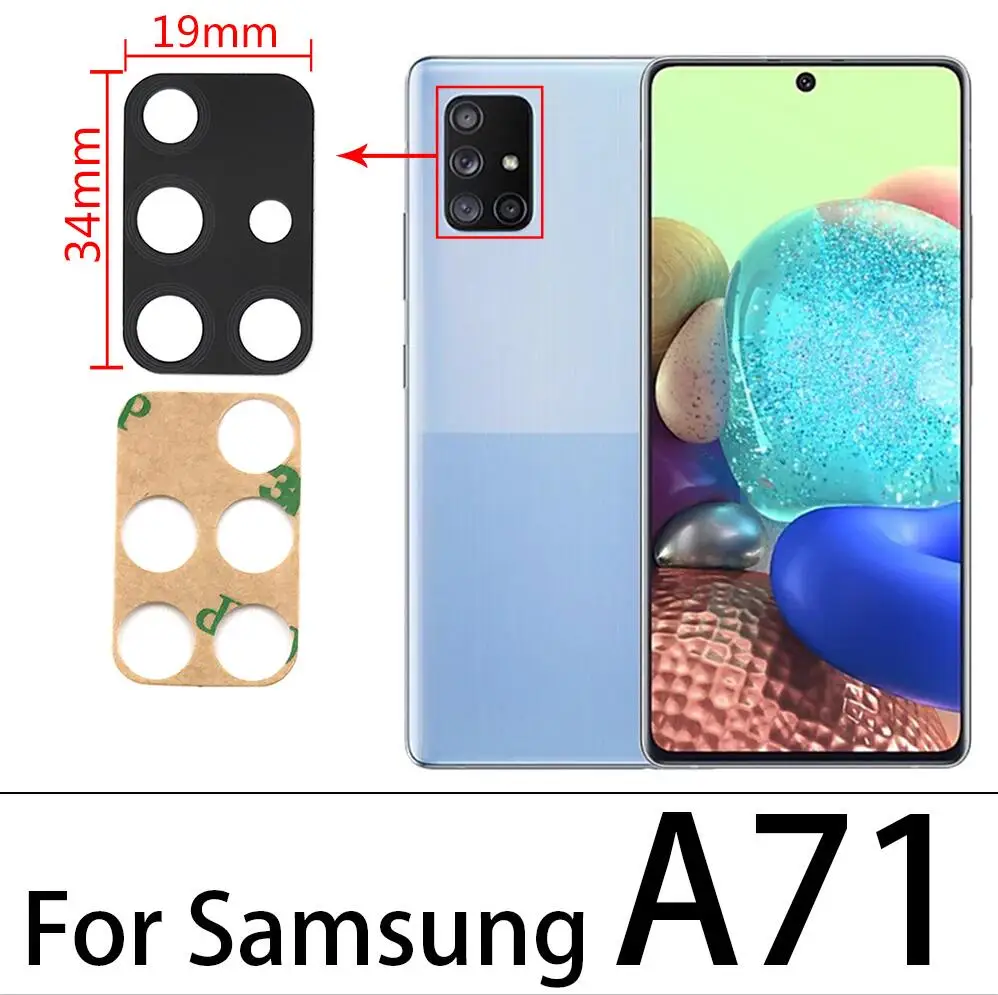 Новинка для Samsung Galaxy A30 A20 A10 A40 A50 A21S A30S A50S A70S A31 A51 A41 A71 S20 Задняя стеклянная крышка