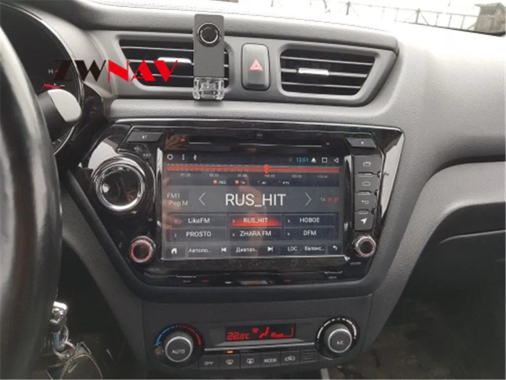 Top Android 9 4GB RAM For KIA RIO 3 2011-2019 Car Radio Multimedia player Car GPS Navigation 2 din DVD player head unit radio tape 5