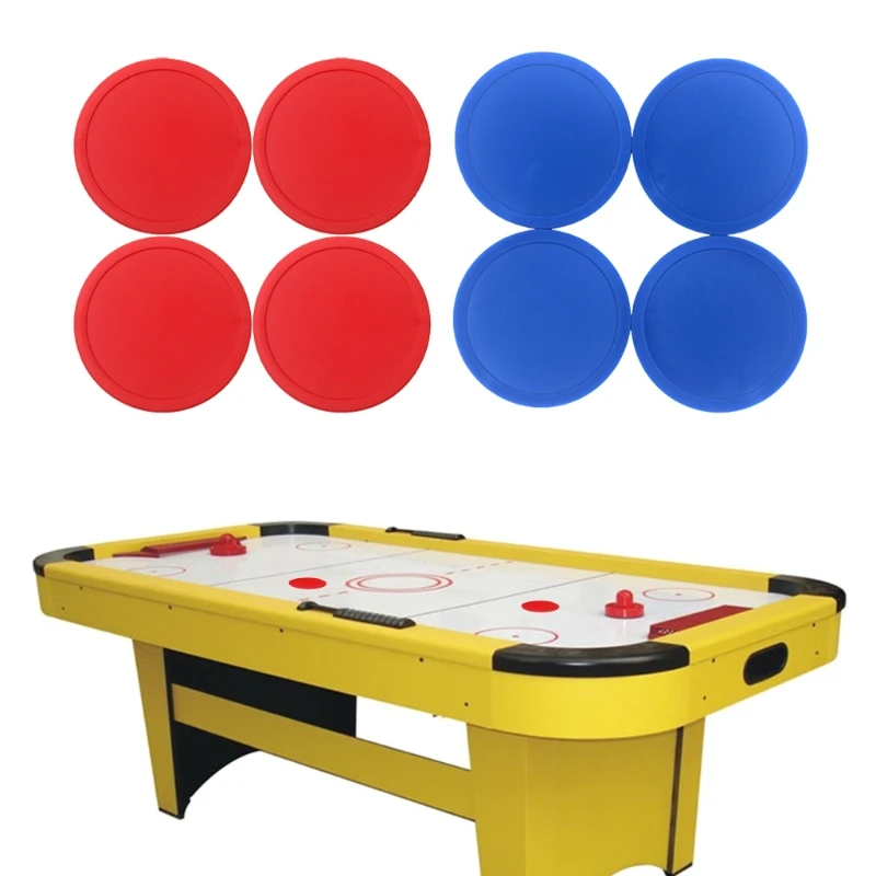 4Pcs/Set 75mm Air Hockey Pucks Replacements Durable Plastic Lightweight