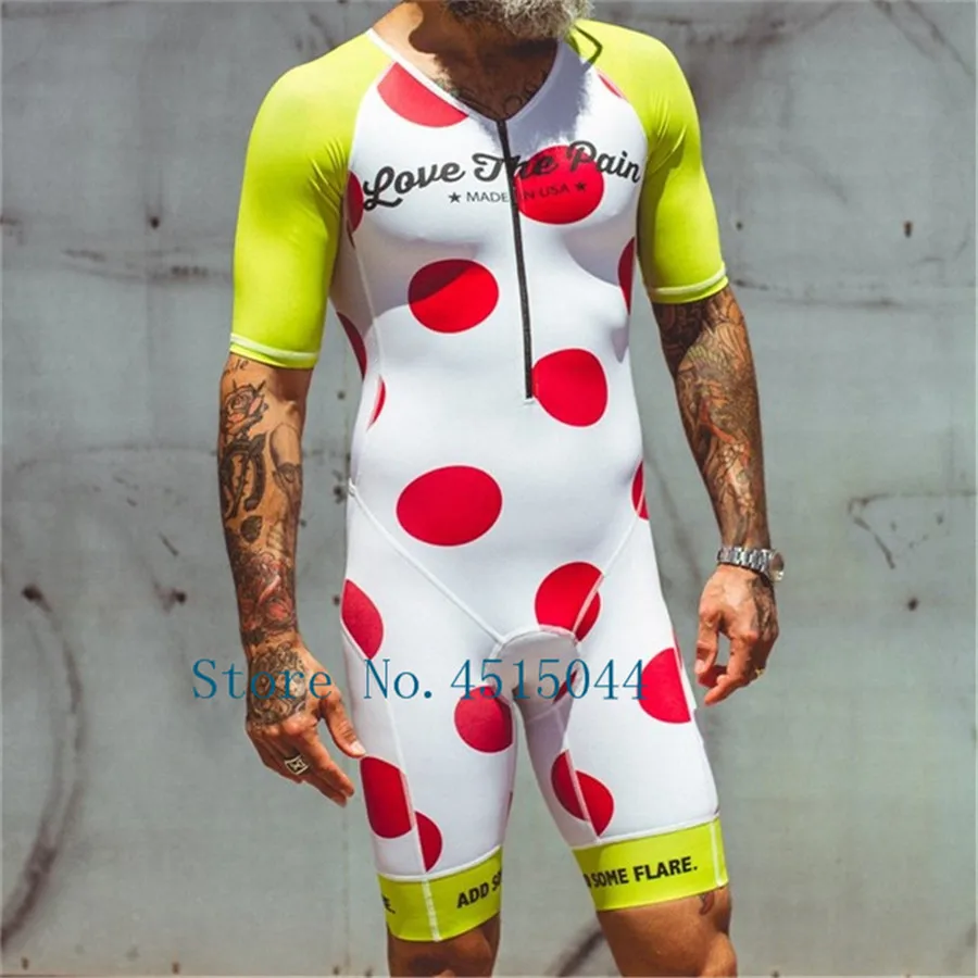 

2019 Love the pain pro tour Team hombre Triathlon High quality aero Radfahren Kleidung cycling jersey set ciclismo