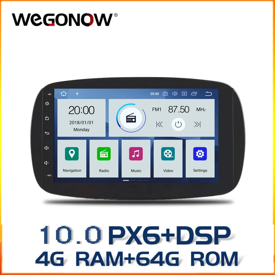 HD PX6 IPS DSP Android 10 4 Гб ОЗУ 64 ПЗУ автомобильный DVD плеер RDS радио GPS карта WiFi Bluetooth для Benz