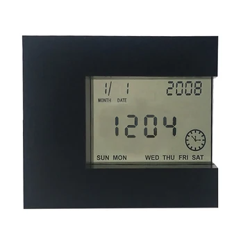 

Office Count Down Timer Modern Digital Display Time Temperature Bedroom Battery Operated LCD Calendar Alarm Clock Electronic