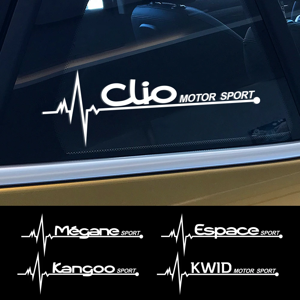 Наклейки на боковые окна автомобиля для Renault Megane Clio alalaska Espace Kangoo Kwid Latitude Master Modus