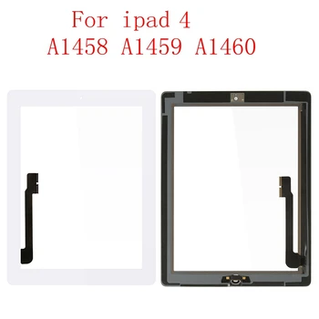 

9.7" Digitzer For apple iPad 4 Touch iPad4 A1458 A1459 A1460 Touch Screen Digitizer Sensor Glass Panel Free Frame Bezel
