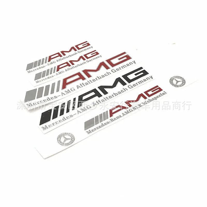 AMG Metal Thin Paste C of E of Bumper Stickers Automobile Sticker Nickel Alloy Adhesive Paper Car Supplies