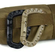 

1/2PCS Outdoor Carabiner Aluminum Alloy Keychain Snap Hook D-Ring Buckle Carabiner Molle Bag Accs Camping Climbing Snap Clip