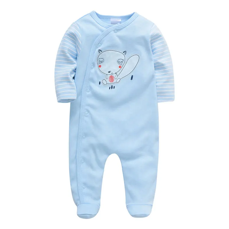 Autumn Baby Boys Clothes Long Sleeved Girls Baby Romper Cotton Newborn Body Suit Baby Pajama Boys Animal Cartoon Jumpsuits