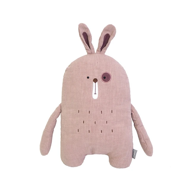 38cm Natural Ramie Giraffe Penguin Sloth Owl Rabbit Rhinoceros Bear Cute Plush Kawaii Stuff Stuffing Pillow Kids Toy Toys