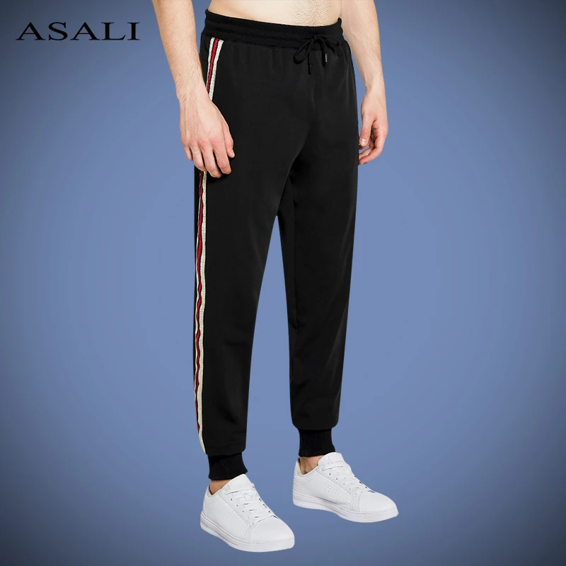 side stripe sweatpants mens