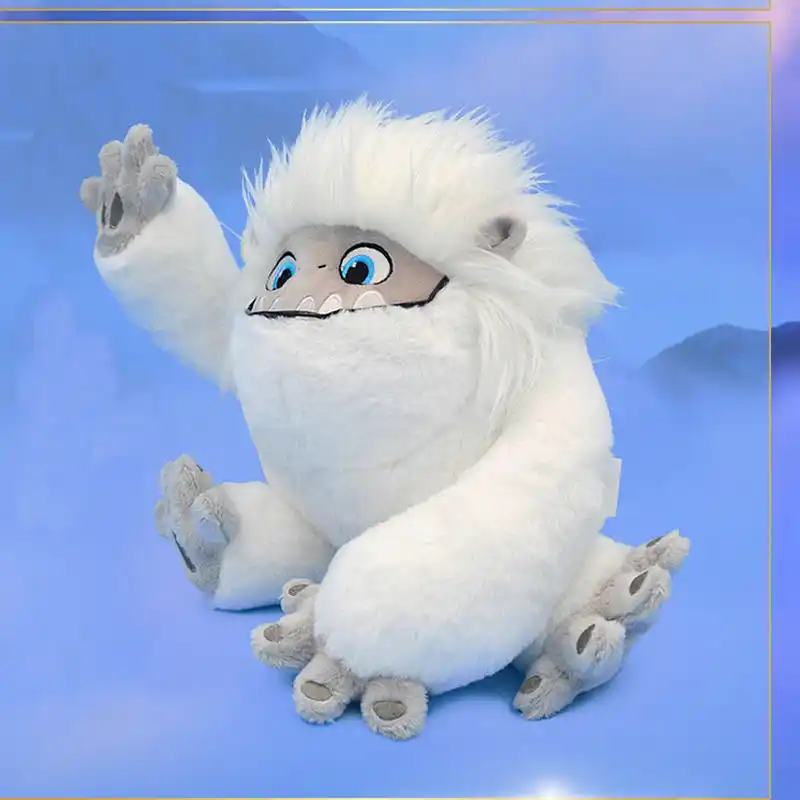 Yeti Plush Toy Movie Anime Snowman Plush Fluffy White Hair Monster