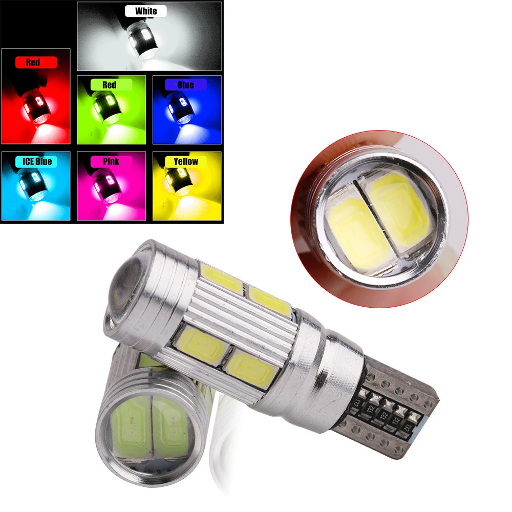 2 шт. T10 Canbus 194 W5W 10 SMD 5630 Светодиодный светильник лампа без ошибок светодиодный светильник парковки T10 светодиодный автомобильный боковой светильник стайлинга автомобилей авто светодиодный лампы