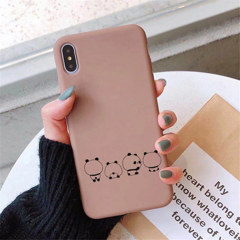Роскошный чехол для samsung Galaxy A9, A9s, A8, A8s, A7, A6, A5 Plus, Star, силиконовый чехол для телефона, мягкий чехол, чехол с милым рисунком панды - Цвет: Panda1Brown