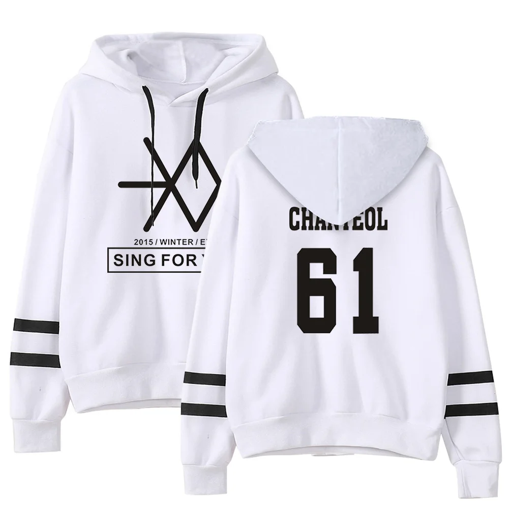 

Kpop EXO Cute Hoodies Women Harajuku Casual Tracksuit Loose Hoodie Sweatshirt Korean Style Loose Hoody Ladies Fleece Sweatshirts