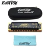 Easttop T008K 10 Hole Diatonic Blues Harmonica Armonicas Mouth Ogan Woodwind Musical Instrument Melodica ► Photo 3/6