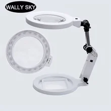 Best Price Folding LED Desktop Magnifier Reading Magnifier Illuminated Magnifying Glass External Power Scales Base Sculpture Collection Best Price Folding LED Desktop Magnifier Reading Magnifier Illuminated Magnifying Glass External Power Scales Base Sculpture Collection