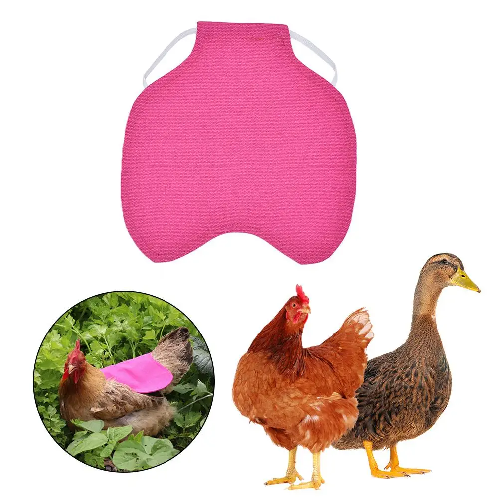 Adjustable Pet Clothes Hen Apron Poultry Saddle Feather Protection Holder Chicken Duck Wings Back Protector Dress | Дом и сад