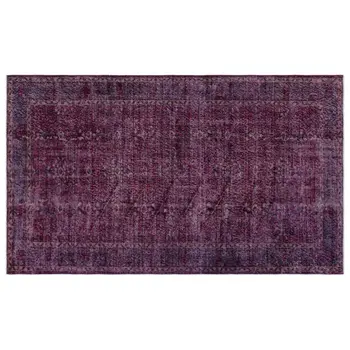 

Handmade Purple Vintage Overdyed Turkish Area Rug 152x255 Cm-4'12''X8'4''