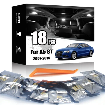 

KAMMURI Error Free Canbus For Audi A5 S5 RS5 B8 8T Sport Coupe LED Interior Map Dome Trunk Door Light Kit (2009-2015)