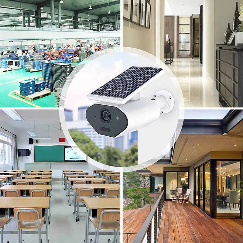 

L4 CCTV Camera 6pcs LEDs Wifi PIR Detection Waterproof Solar Energy Charging ING-SHIPPING