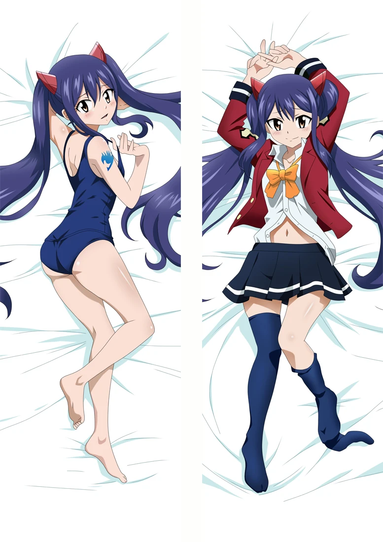 

FAIRY TAIL Dakimakura Cosplay Pillow Case Mavis Erza Scarlet Vermilion Wendy Marvell Hugging Body Pillow Cover Otaku Gifts