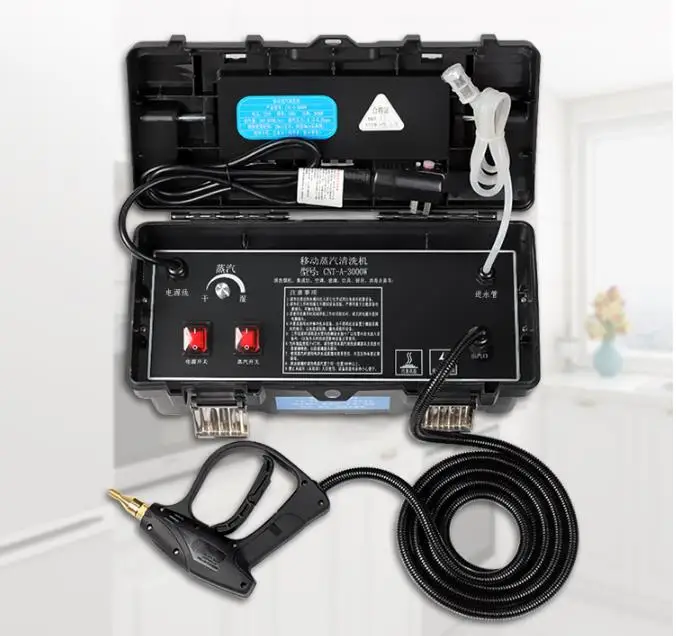 

220V High Temperature Electric Steaming Cleaning Machine High Pressure Air Conditioner Kitchen Range Hood Car Cleaner EU/AU/UK