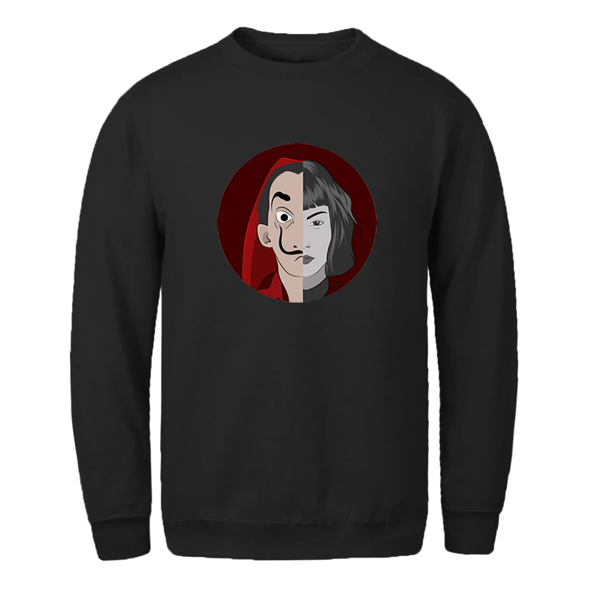 

Mens Sweatshirt La casa de papel Harajuku Casual Fleece Hoody Tops Hipster Man's Clothing Long Sleeve Winter Supoleron Hombre