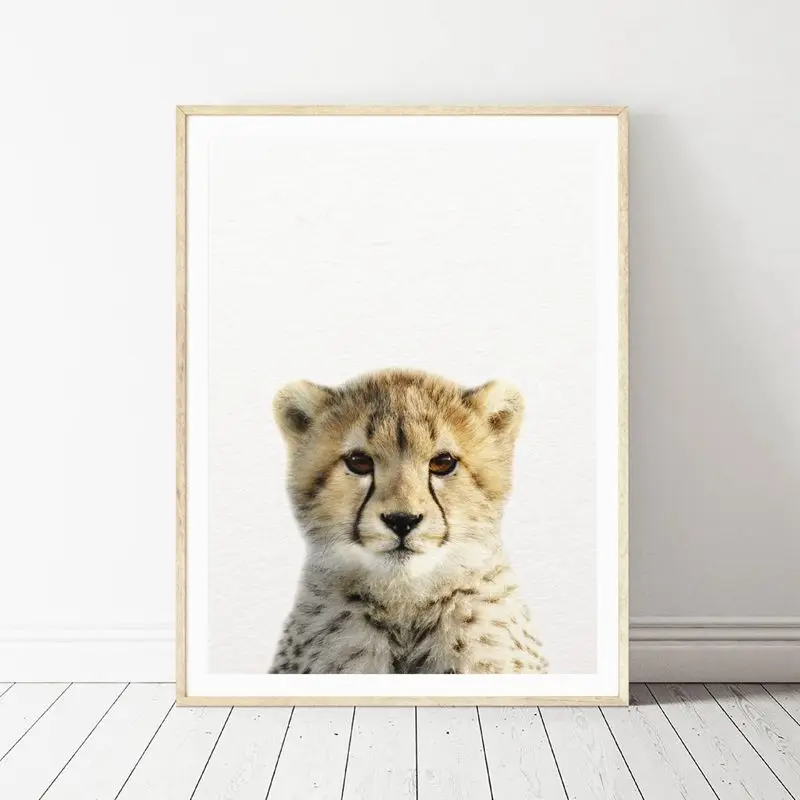 主图_Lion_Zebra_Elephant_Giraffe_Baby_Animals_Art_Print_Poster_Safari_Animals_Picture_Canvas_Painting_ (1)