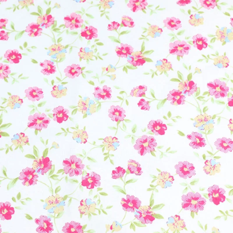Хлопок, цветочная ткань с принтом Феи для шитья платьев, подушки, одеяло для шитья, детская простыня, Текстиль - Цвет: 032 FA190075-1