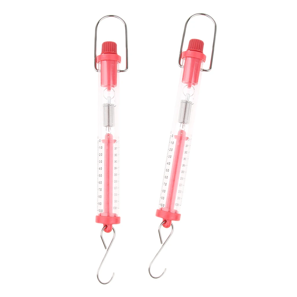 2 PCS 10N Dynamometer Spring Balance Physics Lab Experiment, Size: Approx. 26 x 2.5 cm/ 10.2 x 1.0 Inch 2 PCS 10N Dynamometer Spring Balance Physics Lab Experiment, Size: Approx. 26 x 2.5 cm/ 10.2 x 1.0 Inch