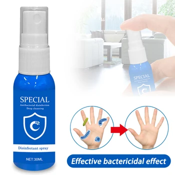 

30ml Safe Antibacterial Disinfection Spray Antivirus Alcohol-free Disposable Spray For Home Outdoor Medical Hand Wash Spray
