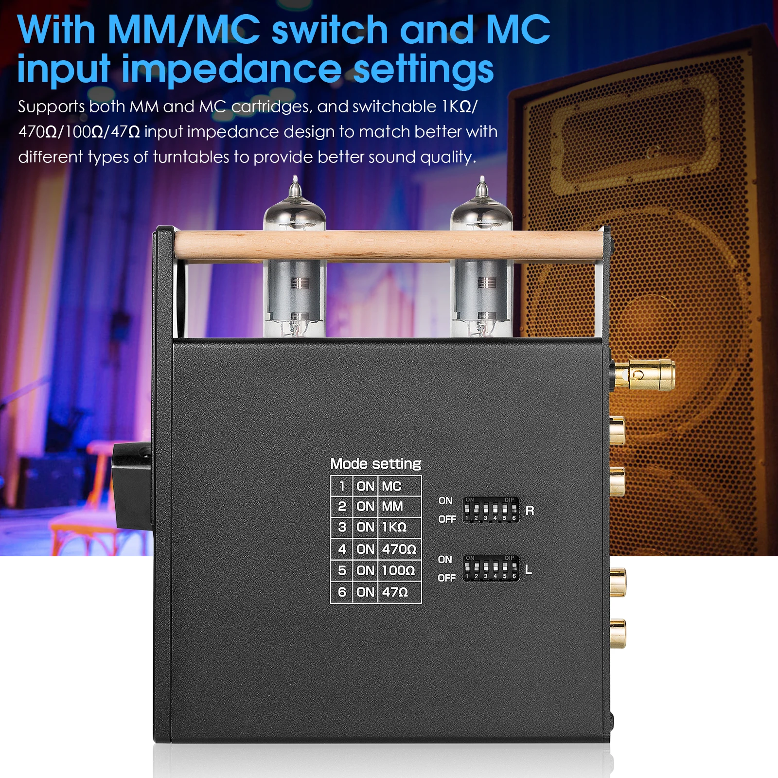 Tubo de Vácuo Estágio para Mesas Pré-amplificador de Fone de Ouvido de Mesa Nobsound Plus Mini Preamp mm - mc Phono Giratórias Amp t3 - Image 4