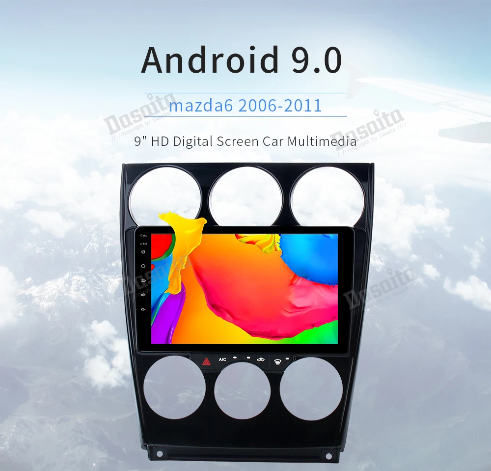 Sale 9" HD Digital Built-in GPS Bluetooth Car Radio Android 9.0 for Mazda 6 2006 2007 2008 2009 2010 2011 2012 2013 with Octa core 1 Sale 9" HD Digital Built-in GPS Bluetooth Car Radio Android 9.0 for Mazda 6 2006 2007 2008 2009 2010 2011 2012 2013 with Octa core 1