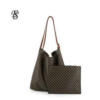 

ESHUNFA Ms Shoulder Bag Lash Package Large Capacity Hand Bag Guard Interlayer And Clear Diamond Lattice Pattern Fashion Women