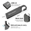 new Techkey USB Flash Drive 64GB Metal Steel Pen Drive 32gb memory memori cel usb stick High Speed Pendrive Key u disk gift ► Photo 2/6