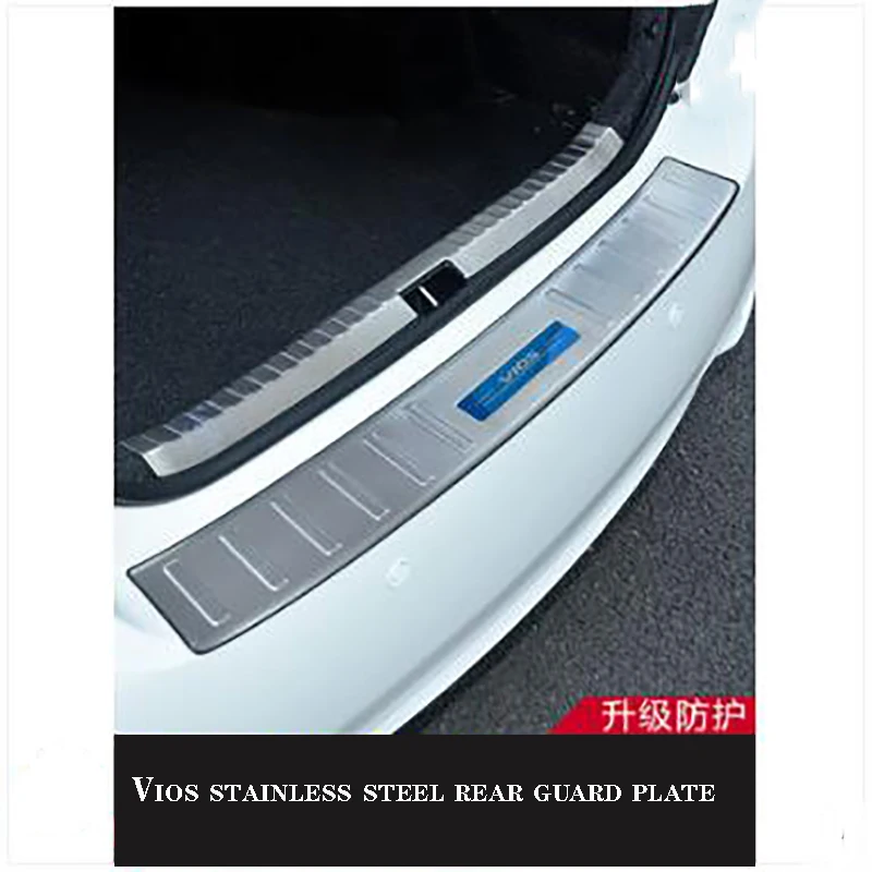 Для Toyota vios защитная накладка на заднюю дверь специальная задняя защитная накладка яркая полоса приветственная педаль