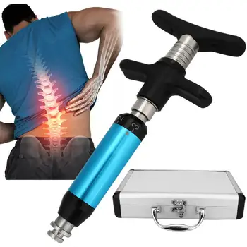 

Manual Chiropractic Adjustable Spine Back Massage Instrument 6 Levels Mechanic Therapy Massager