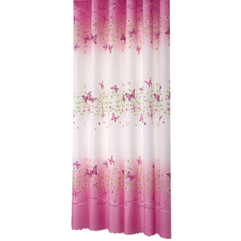 

Countryside Ke Bridge Door Window Butterfly Printing Curtain Printed Butterfly Curtains Bedroom Balcony Curtains